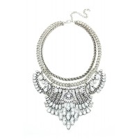 Ice Ice Baby Crystal Cascade Necklace